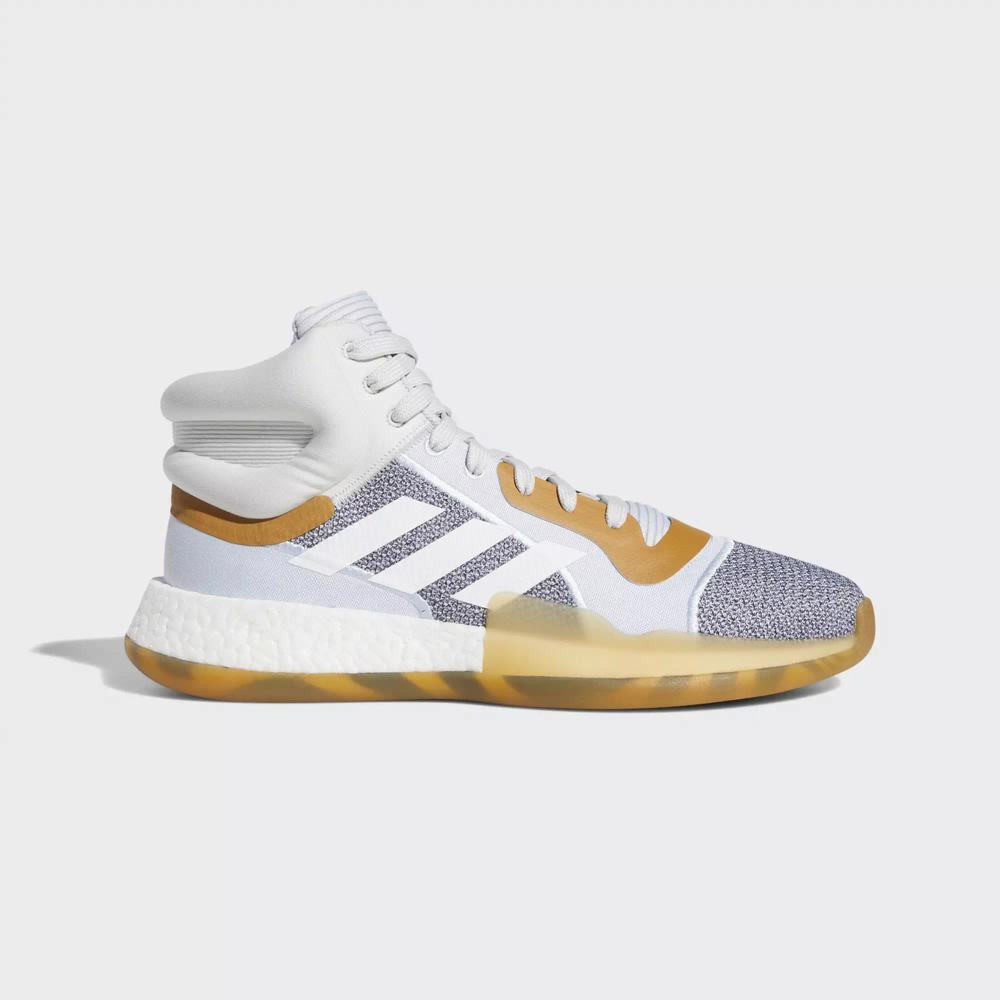 Adidas Marquee Boost Tenis De Basketball Azules Para Hombre (MX-10391)